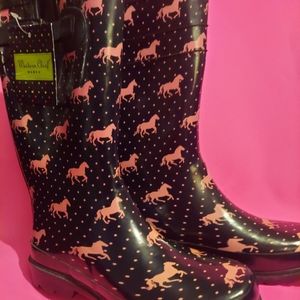 Beautiful made Western Chef Rainboots